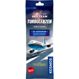 Kosmos 684976 Sky Team Expansion: Turbulence, 20 Scenarios with New Airports and New Modules for Game of the Year 2024, Game for 2 People