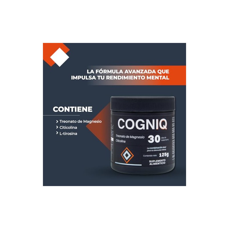 Anahuac Cogniq Treonato de Magnesio 125g