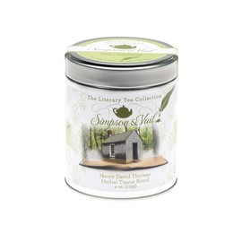 Simpson & Vail, Henry David Thoreau's Herbal Tisane Blend, Literary Tea - 4 Ounce Tin / 50 Cups