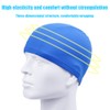 2 Pack Waterproof Swimming Caps with Eye Protection Function, They