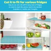 Bloss Refrigerator Liners for Shelves/Refrigerator Shelf Liners/Washable Fridge Liners/Roll Pack