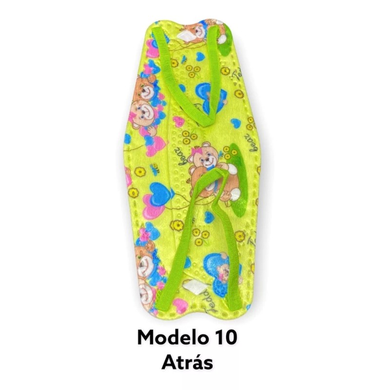 Ouldoeny Kf94 Infantil Ouldoeny Con Diseños Y Esponja Premium 20pzas