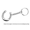 Horseshoe Keychain Highly Polished Horseshoe Keychain Favor Gifts Silver Horse