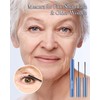 Mascara for Mature Older Women 60 Plus, 2 Pcs Brown