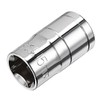uxcell 1/2-Inch Drive 15mm 6-Point Shallow Socket, Metric, Cr-V