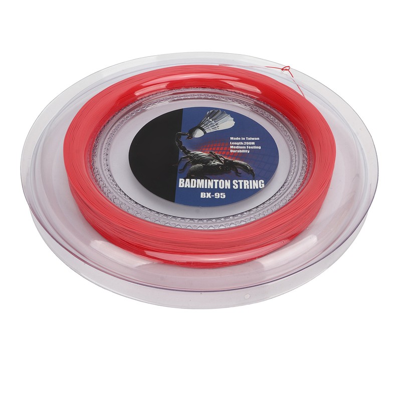 POWERTI Badminton Racquet String High Elasticity Wear Resistant Resin Fibre
