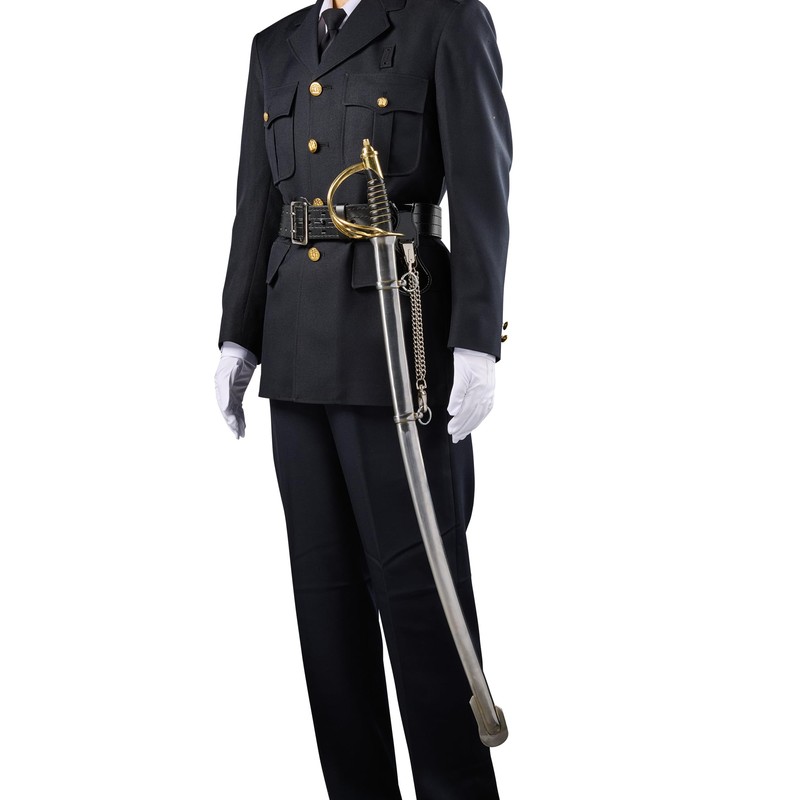 JAY-PEE Army Saber Chain Chrome Secure and Reliable Attachment for