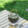 1L Outdoors Kettle Heat Resisting Stainless Steel Teapot Portable Camping