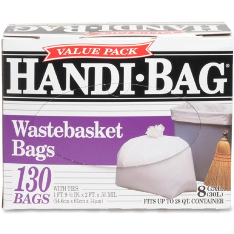 Webster HAB6FW130 Handi Bag 8 Gallon Super Value Pack Waste