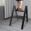 LIAPDG 2 Step Ladder, Portable Folding Step Stool Multi-Use Lightweight