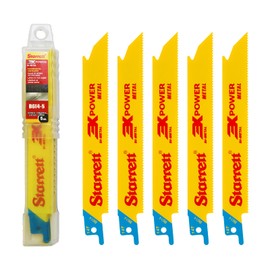 Starrett Metal Cutting Reciprocating Saw Blade 150mm (6-inch) - Pack of 5