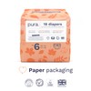 Pura Size 6 Eco-Friendly Diapers (29+ lbs) Totally Chlorine Free