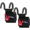 Weight Lifting Hooks Heavy Duty Straps Neoprene Padded Wrist Wraps