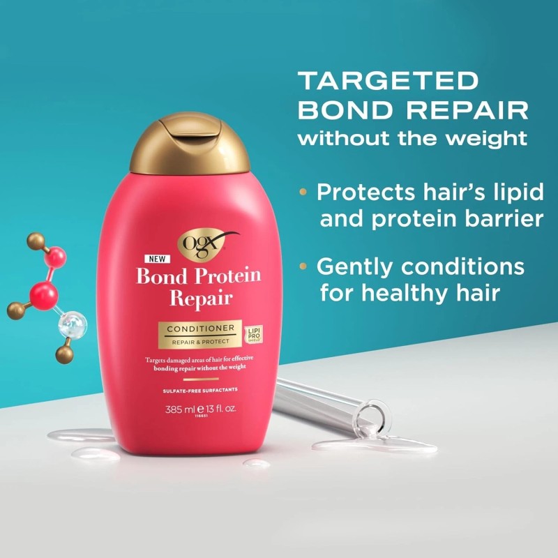 OGX Bond Protein Repair Shampoo & Conditioner Sulfate-Free Damage Repair