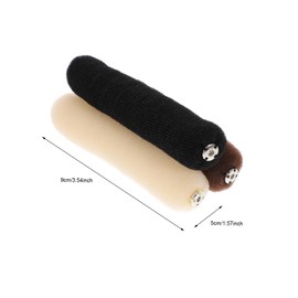 PACKOVE 3Pcs Reusable Hair Bun Portable Wear Resistant Hairstyle Tools for Elegant Bun Styles for Quick and Easy Hair Enhancement Hair Accessory for Women