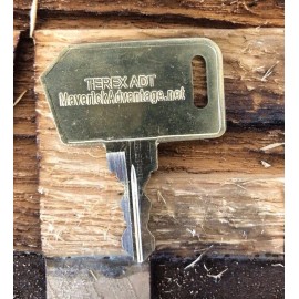 Terex  2 keys for Terex Generation 7 Articulated Dump Truck ADT Ignition14644 15271326