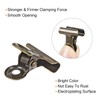 MECCANIXITY Metal Hinge Clip 22mm Small Binder Clamps for Paper