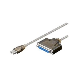 Wentronic USB zu parallel Konverter (USB A-Stecker auf 25 polig D-SUB Buchse)
