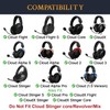 SOULWIT Replacement Earpads for HyperX Cloud 1/2/3/Pro/Core/Alpha/Alpha S/Alpha Pro/Flight/Flight S/Stinger/StingerS,