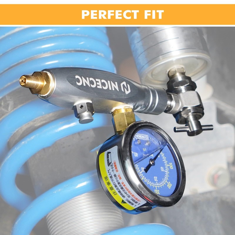 NICECNC 600PSI No Loss Nitrogen Filling Tool Fit for Off-Road