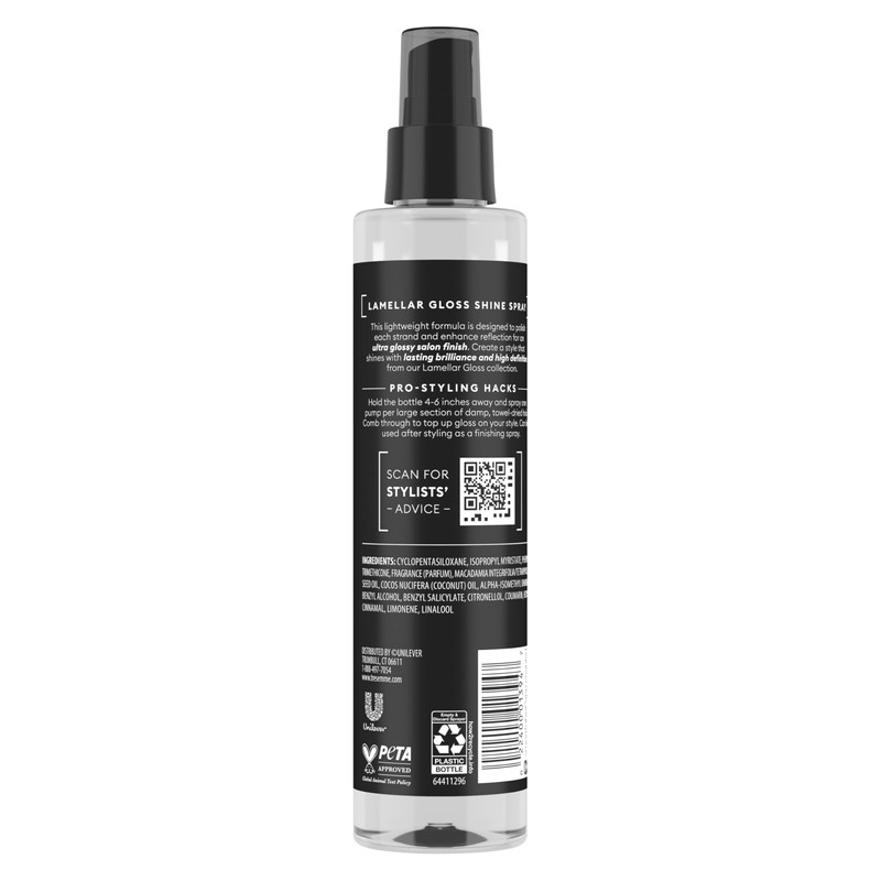 TRESemmé Lamellar Spray Gloss Shine Ultra Shine Lasting Brilliance 6.1