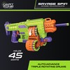 DART ZONE Savage Spin Semi-Auto Foam Dart Blaster – 45-Dart