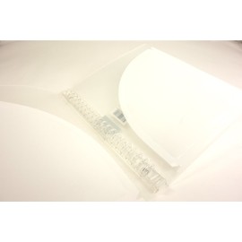 Kokuyo File Campus Binder Notebook 20 Holes, Up to 65 Sheets, Transparent A5 RU-AP131T