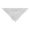 CTM - Pañuelo de encaje de mariposa para mujer, Blanco,