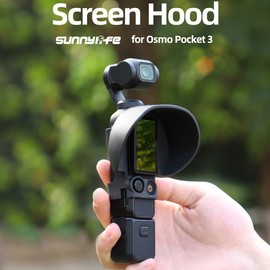 Pocket 3 Gimbal Camera Lens Cap Sunshade Cover, Gimbal Protector Anti-Glare Shade Cover for OSMO Pocket 3 Screen Cover