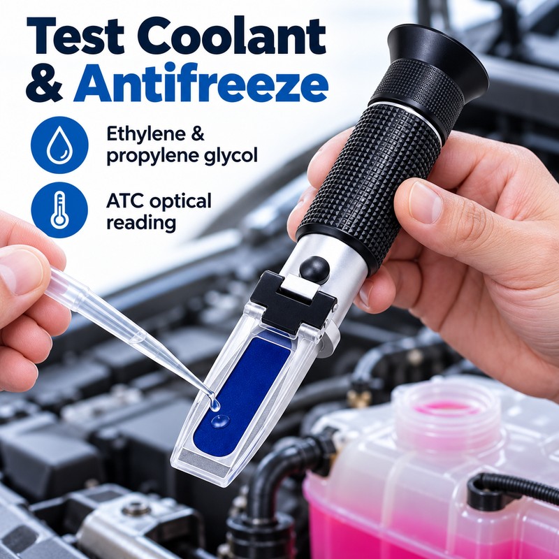 4-in-1 Automotive Refractometer for Car Fluid Testing – ATC Optical