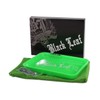 Black Leaf Rolling Tray LED Light Green Mixing Tray Construction