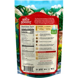 Birch Benders Plant Protein Pancake & Waffle Mix, Vegan, 14 g Plant-Based Protein, Whole Grains, Just Add Water, 14 oz (Pack of 3)