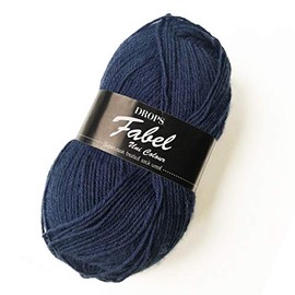 DROPS Fabel 107 UNI Blue