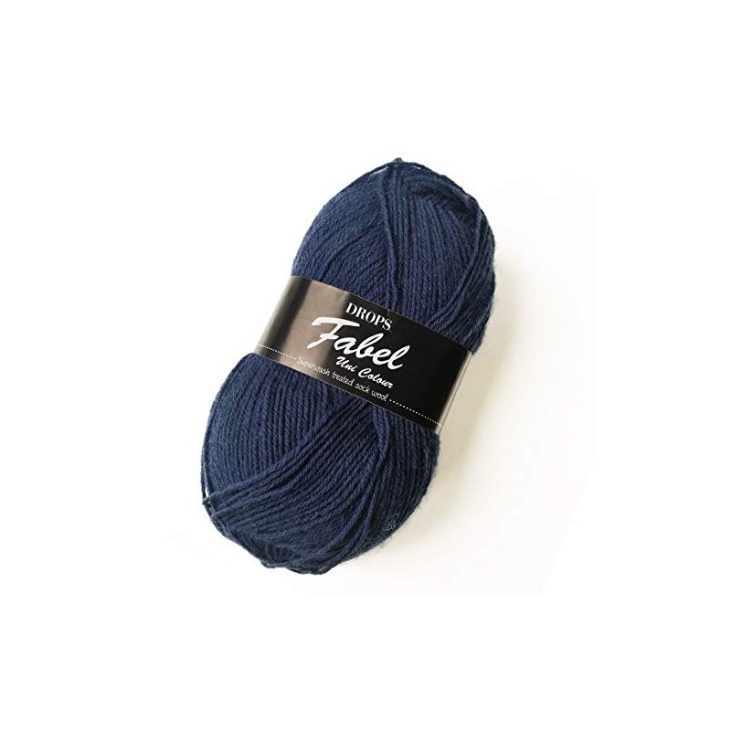 DROPS Fabel 107 UNI Blue