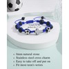 GBTBYS Soccer Gifts, Soccer Cross Bracelets Accessories Stuff for Son