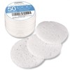50-Count Compressed Facial Sponge, GAINWELL White Cellulose 100% Natural Cosmetic