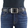 BELTINGER Belt with Crocodile Embossed 4 cm Leather Belt with