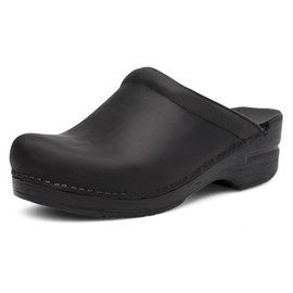 Dansko Women's Sonja Oiled Leather Clog,Black,36 EU / 5.5-6 B(M) US