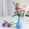 QLT Mini Bricks Flower Bouquet Building Sets, Artificial Flowers, DIY