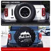 Compatible with Ford Bronco Spare Tire Cover, Digitally Printed Custom