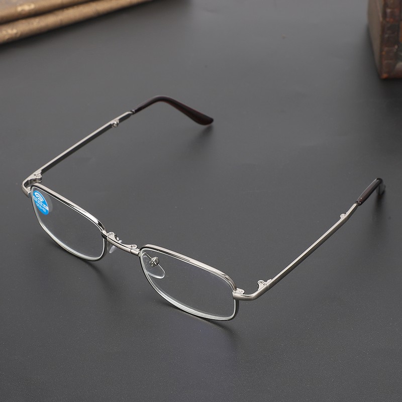Folding Metal Anti Blue Rays Presbyopic Glasses Visual Fatigue Relief