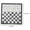 SUPVOX 1 Checkers of Folding Board with Stable Design for