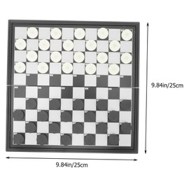SUPVOX 1 Checkers of Folding Board with Stable Design for for Adults for Training and Fun Games