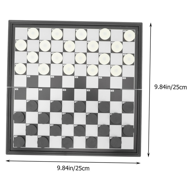 SUPVOX 1 Checkers of Folding Board with Stable Design for