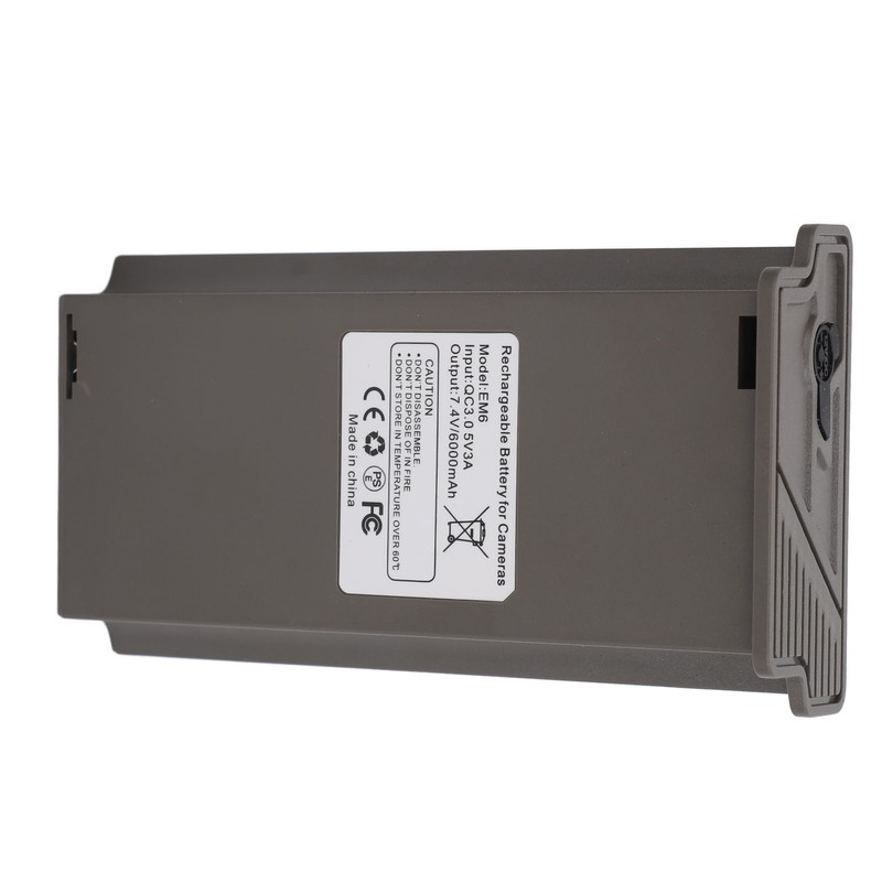 6000mAh Rechargeable Lipo Lithium Battery Pack for Trail Camera 7.4V