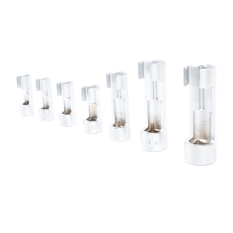 7 Pcs Oxygen Sensor Removal Socket Tool Chromium Alloy Oil