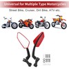 ACROPIX M8/M10 Motorcycle Rear View Mirrors Bar End Side Mirrors