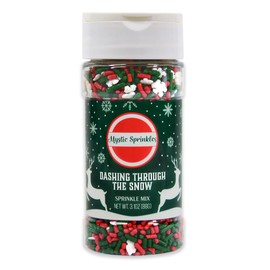 Mystic Sprinkles Christmas Holiday Jimmy Sprinkle Mixes (Dashing Through the Snow! 3.1oz)