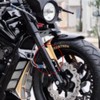 HIYOYO Motorcycle Front Lower Fork Tube Covers Set Fit for