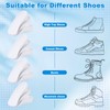 Glitopper 3 Pairs Orthopedic High Pads Height Increase Insoles Support